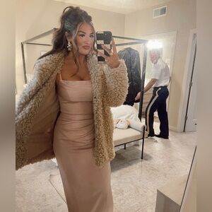 😍 JADORE AUSTRALIA PINK SPAGHETTI STRAP Y2K NICOLETTA BRIDESMAID DRESS 10